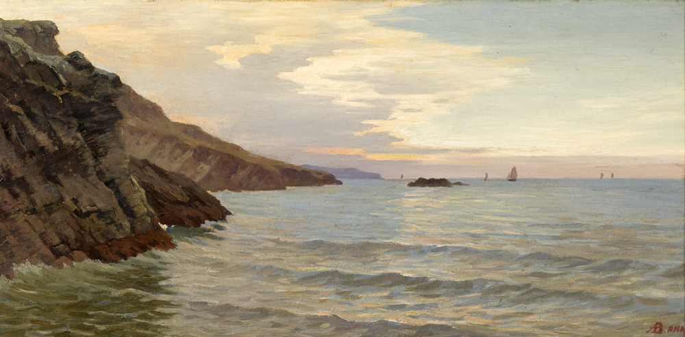 SUNSET by Augustus Nicholas Burke RHA (1838-1891) RHA (1838-1891) at Whyte's Auctions