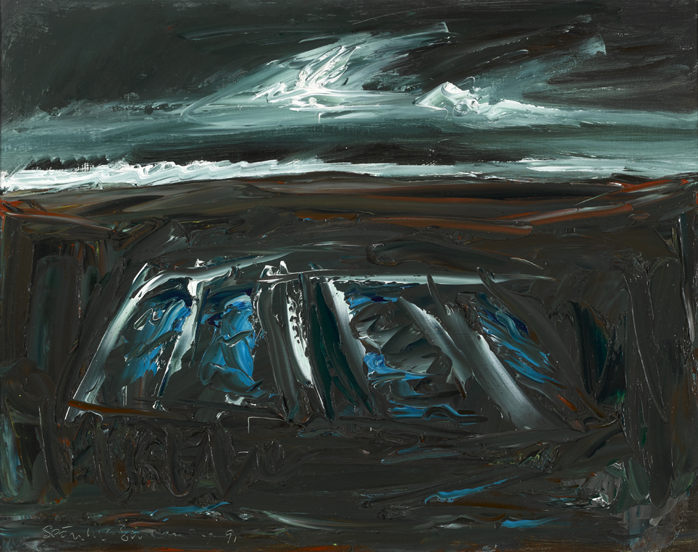 DARK SHORELINE by Se�n McSweeney HRHA (b.1935) at Whyte's Auctions