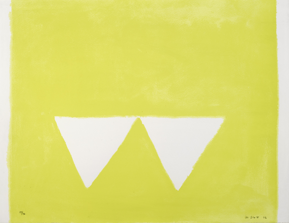 SECOND TRIANGLES, FROM A POEM FOR ALEXANDER, 1972 by William Scott CBE RA (1913-1989) at Whyte's Auctions