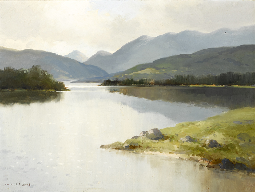 EVENING, LOUGH LEANE, KILLARNEY, COUNTY KERRY, 1978 by Maurice Canning Wilks RUA ARHA (1910-1984) at Whyte's Auctions