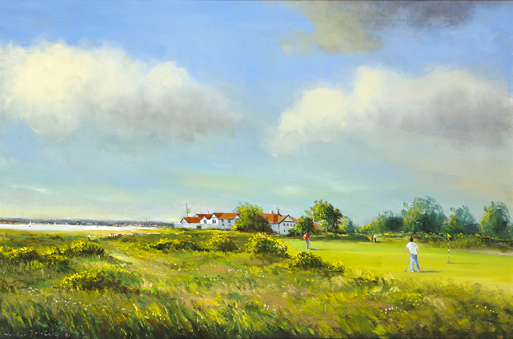 PORTMARNOCK GOLF COURSE, COUNTY DUBLIN, 1991 by Norman J. McCaig (1929-2001) (1929-2001) at Whyte's Auctions