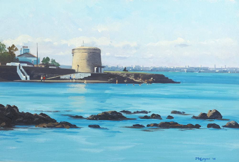 SEPTEMBER EVENING, SEAPOINT, COUNTY DUBLIN, 2006 by Brett McEntagart sold for �1,050 at Whyte's Auctions