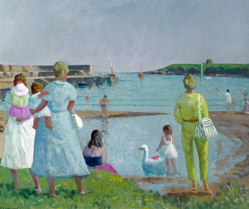 SUMMER'S DAY, LOUGHSHINNY, COUNTY DUBLIN by Patrick Leonard HRHA (1918-2005) at Whyte's Auctions