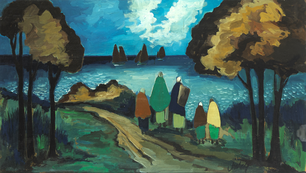EVENING BY THE SEA by Markey Robinson (1918-1999) (1918-1999) at Whyte's Auctions