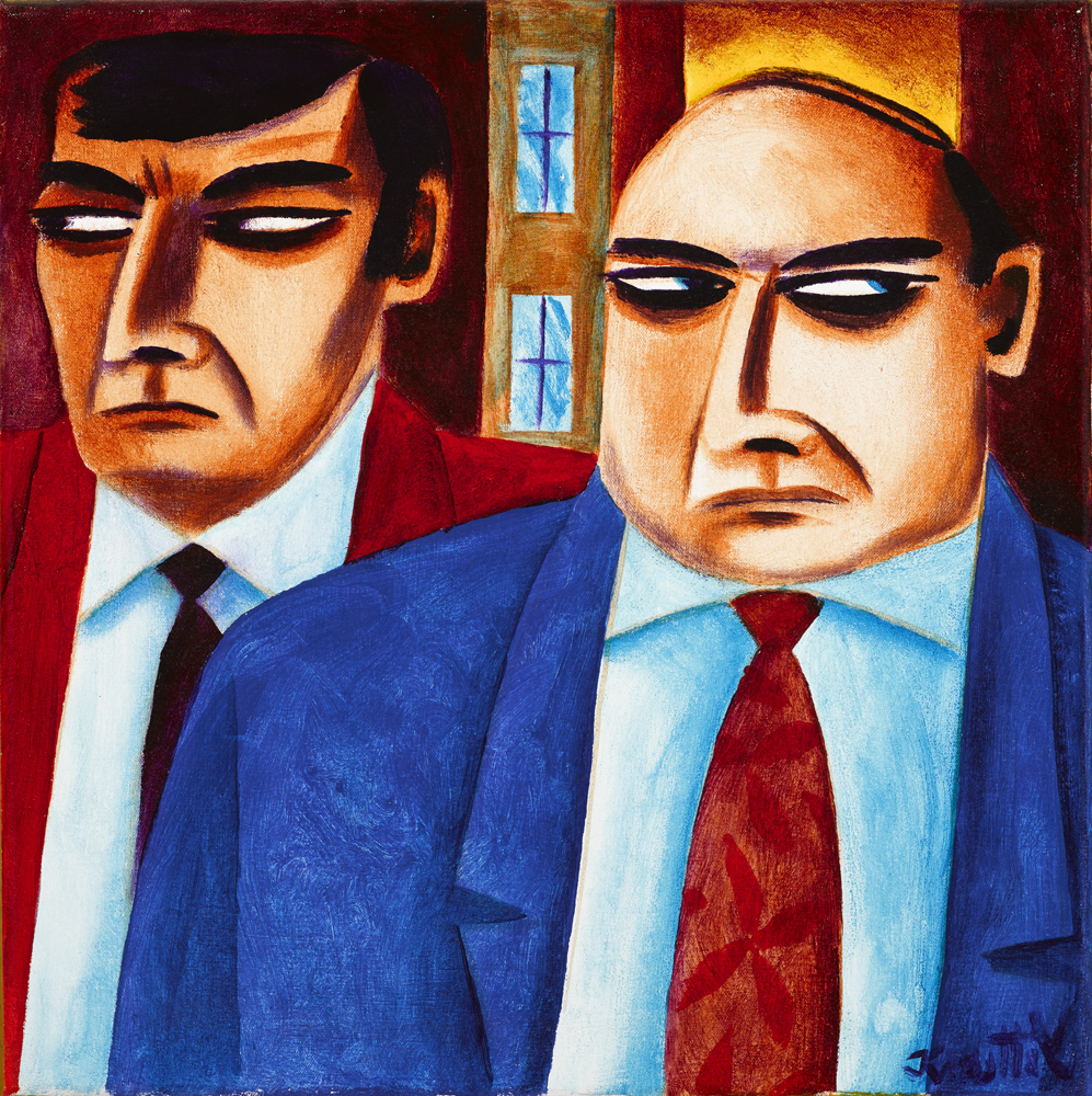 TWO GENTLEMEN by Graham Knuttel (b.1954) at Whyte's Auctions