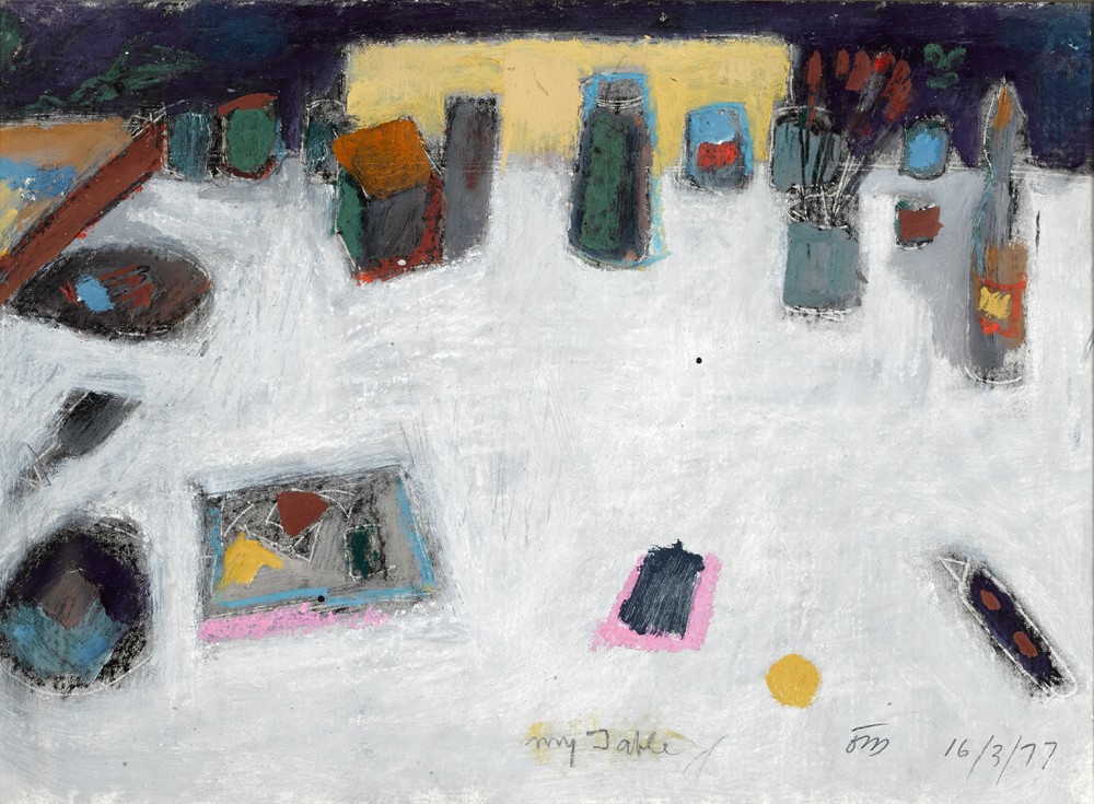MY TABLE, 1977 by Tony O'Malley HRHA (1913-2003) at Whyte's Auctions