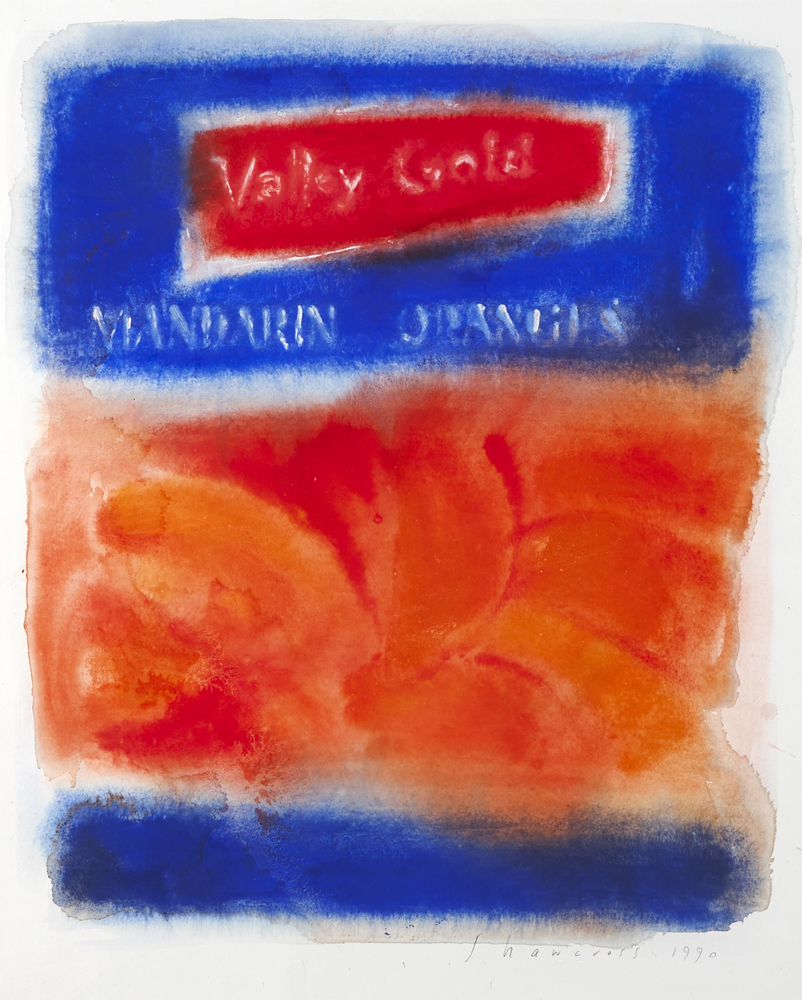VALLEY GOLD MANDARIN ORANGES, 1990 by Neil Shawcross RHA RUA (b.1940) at Whyte's Auctions