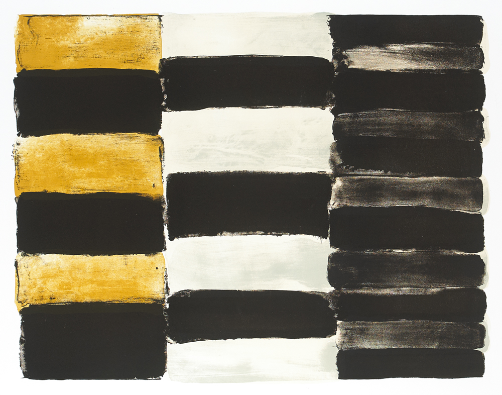 PARIS BLACK, 2004 by Sean Scully (b.1945) at Whyte's Auctions