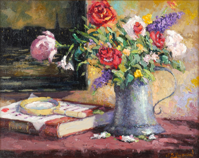 STILL LIFE WITH FLOWERS by James S. Brohan (b.1952) at Whyte's Auctions