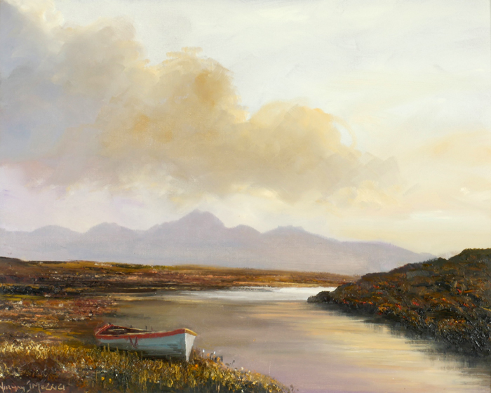 THE GLEN RIVER, COUNTY DONEGAL by Norman J. McCaig sold for 1,100 at Whyte's Auctions