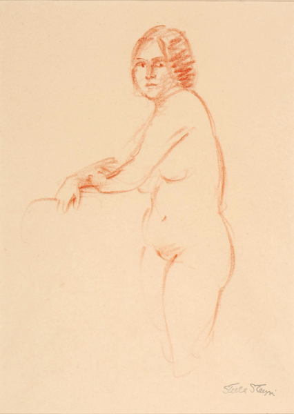 STANDING NUDE by Stella Steyn sold for 550 at Whyte's Auctions
