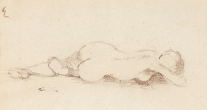 RECLINING NUDE by Stella Steyn sold for 190 at Whyte's Auctions