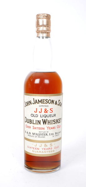 John Jameson & Son 16 Year-Old Dublin Whiskey, circa 1960s. at Whyte's Auctions