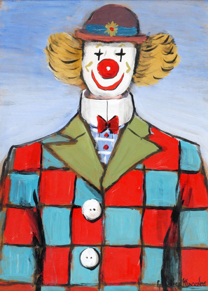 CLOWN by Gladys Maccabe MBE HRUA ROI FRSA (1918-2018) at Whyte's Auctions