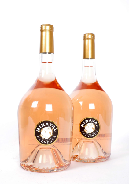 Chteau Miraval, Ctes de Provence, Ros 2015 Brad Pitt and Angelina Jolie. Three magnums. at Whyte's Auctions