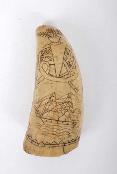 Sailor's scrimshaw. at Whyte's Auctions