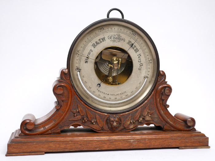 A Victorian Irish barometer. at Whyte's Auctions