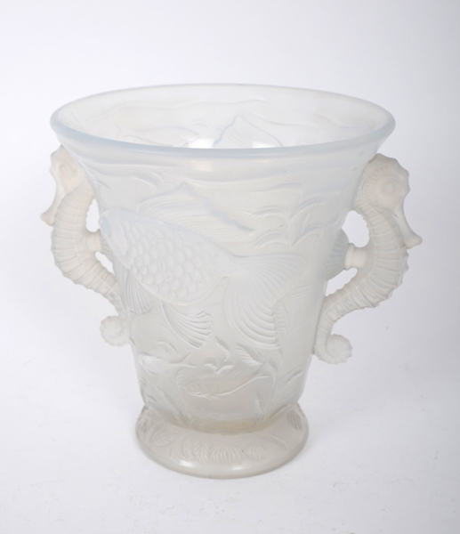 1930s Barolac, Seahorse vase at Whyte's Auctions