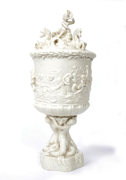 A mid-20th century Belleek ice pail at Whyte's Auctions