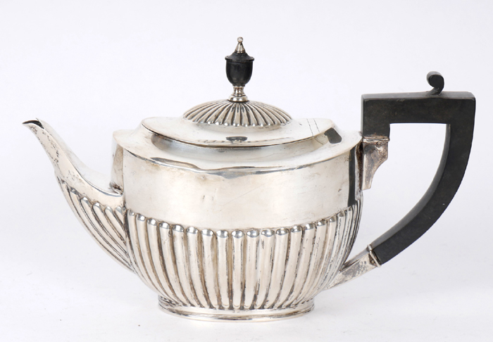 Victorian silver teapot. at Whyte's Auctions