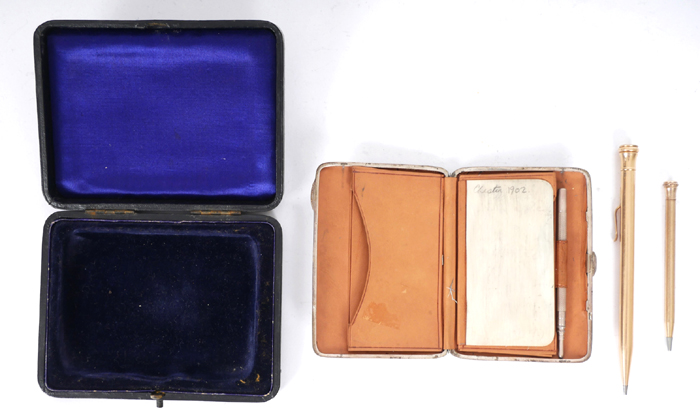 Edwardian silver pocketbook. at Whyte's Auctions