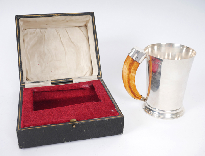 1949 silver tankard. at Whyte's Auctions