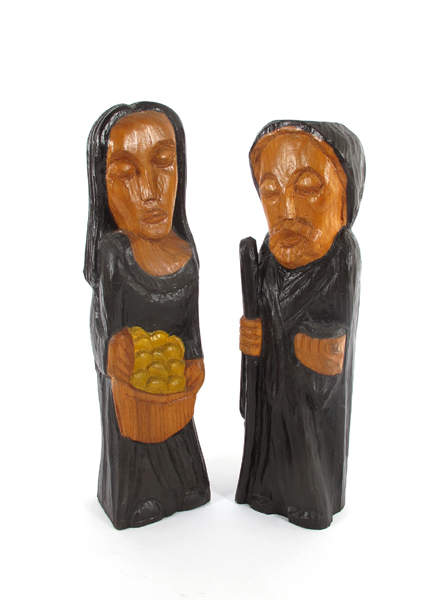 MARY & JOSEPH (A PAIR) by Markey Robinson (1918-1999) at Whyte's Auctions