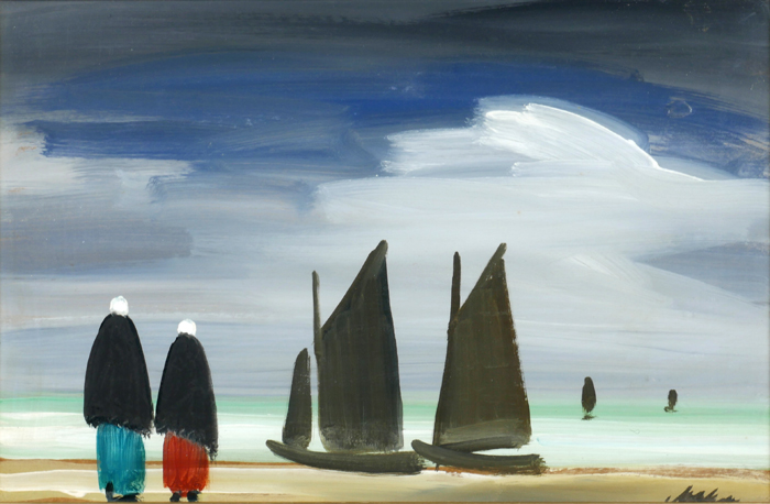 SHAWLIES AND BOATS by Markey Robinson (1918-1999) at Whyte's Auctions