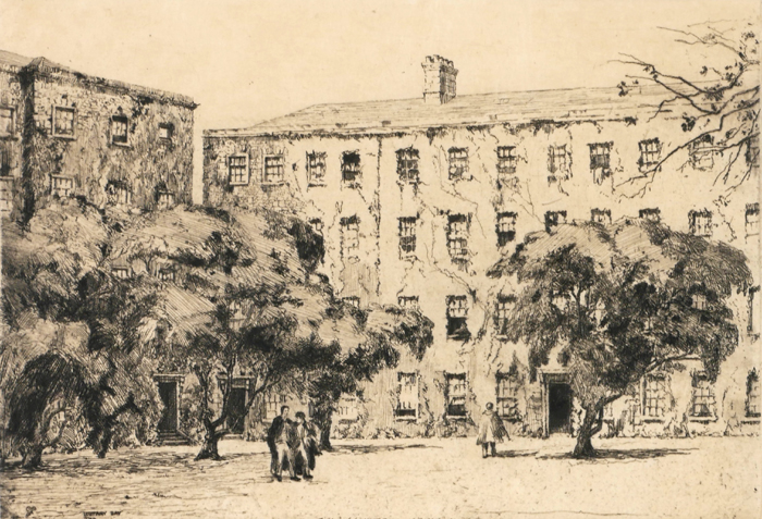 BOTANY BAY, TRINITY COLLEGE DUBLIN by Myra Kathleen Hughes (1877-1918) at Whyte's Auctions