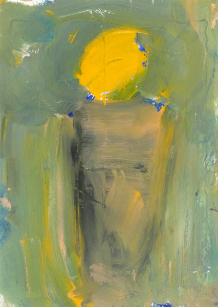 UNTITLED [GREEN AND YELLOW] by Basil Blackshaw HRHA RUA (1932-2016) at Whyte's Auctions
