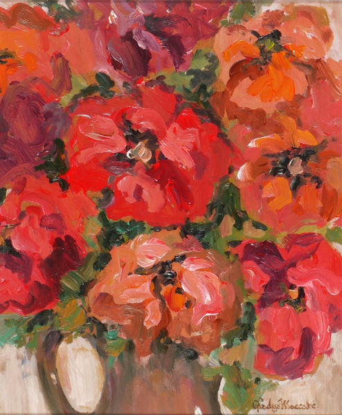 FLOWER STUDY by Gladys Maccabe MBE HRUA ROI FRSA (1918-2018) at Whyte's Auctions