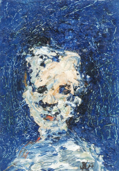 HEAD IN BLUE by John Kingerlee sold for 340 at Whyte's Auctions