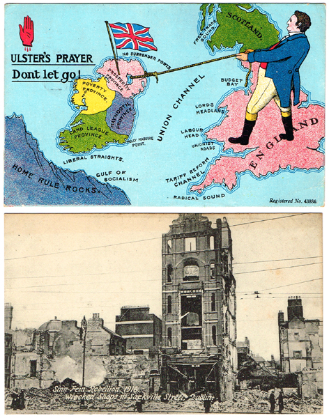 1916 Rising and other picture postcards postcards at Whyte's Auctions