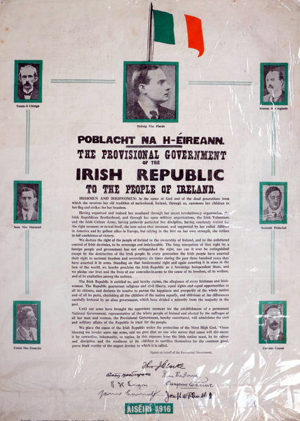 1916-1966 Poblacht na hEireann, 50th Anniversary commemorative poster. at Whyte's Auctions