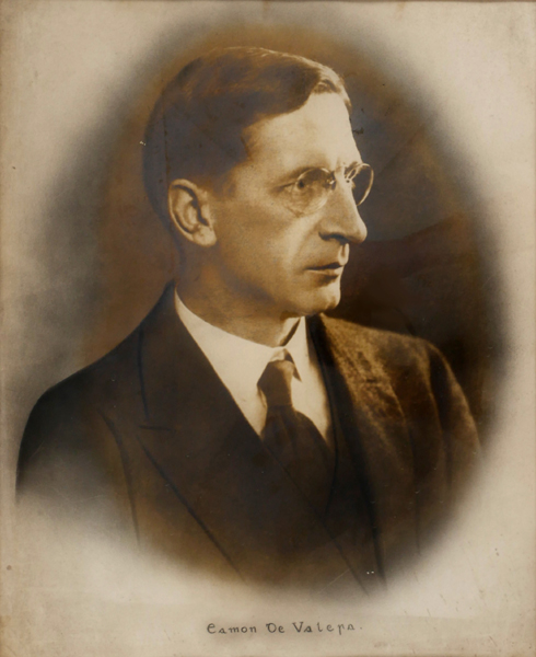 1930s Eamon de Valera portrait photograph. at Whyte's Auctions