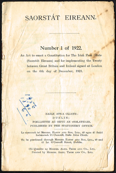 1922-1937 Constitutions at Whyte's Auctions