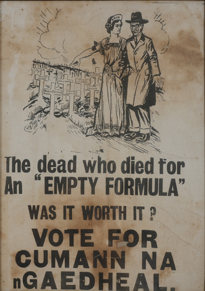 1927 General Election, Cumman na nGaedheal election poster. at Whyte's Auctions