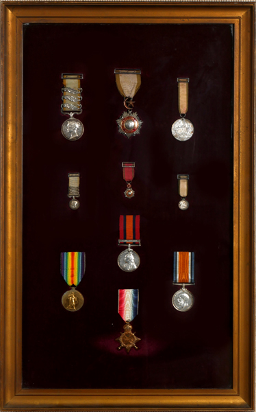 1854-1918 Family groups of medals, Crimean, Boer and First World Wars. at Whyte's Auctions