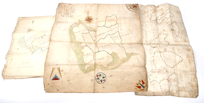 1709-1829 Estate maps of lands in Cavan, Longford, Monaghan and Wexford. at Whyte's Auctions