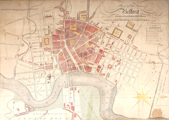 1816 Plan of Belfast at Whyte's Auctions