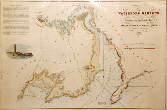 1835 Chart of Waterford Harbour at Whyte's Auctions
