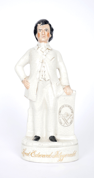 A 19th century Staffordshire figure of Lord Edward Fitzgerald. at Whyte's Auctions