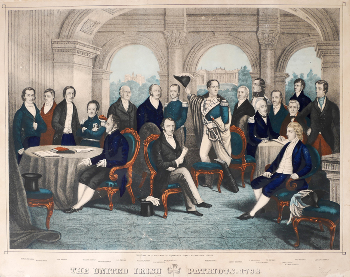 United Irish Patriots of 1798, print at Whyte's Auctions