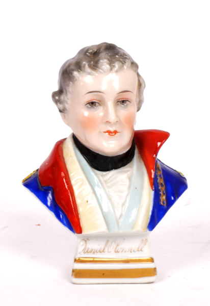 Late 19th century, miniature bust of O'Connell at Whyte's Auctions