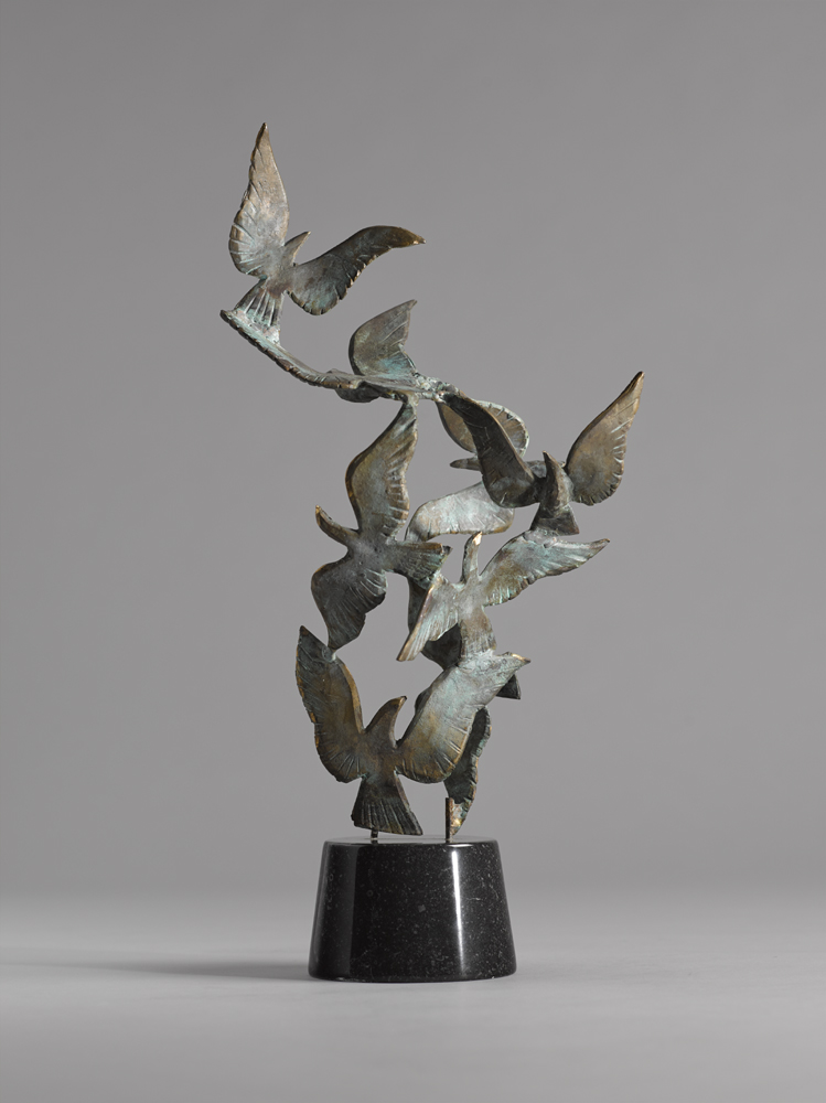 FLIGHT OF BIRDS by John Behan sold for �3,800 at Whyte's Auctions