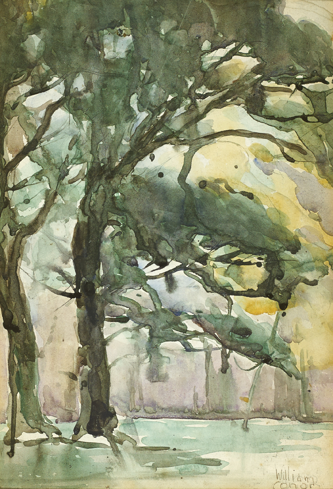 TREES by William Conor OBE RHA RUA ROI (1881-1968) at Whyte's Auctions