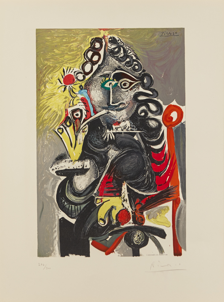 LE CAVALIER, 1968 by Pablo Picasso sold for �5,400 at Whyte's Auctions