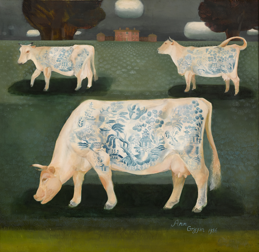 MR SITWELL'S COWS, 1986 by Ann Griffin-Bernstorff sold for �1,400 at Whyte's Auctions