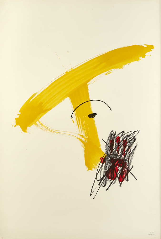 UNTITLED, FROM ALS MESTRES DE CATALUNYA, 1974 by Antoni Tàpies sold for €950 at Whyte's Auctions