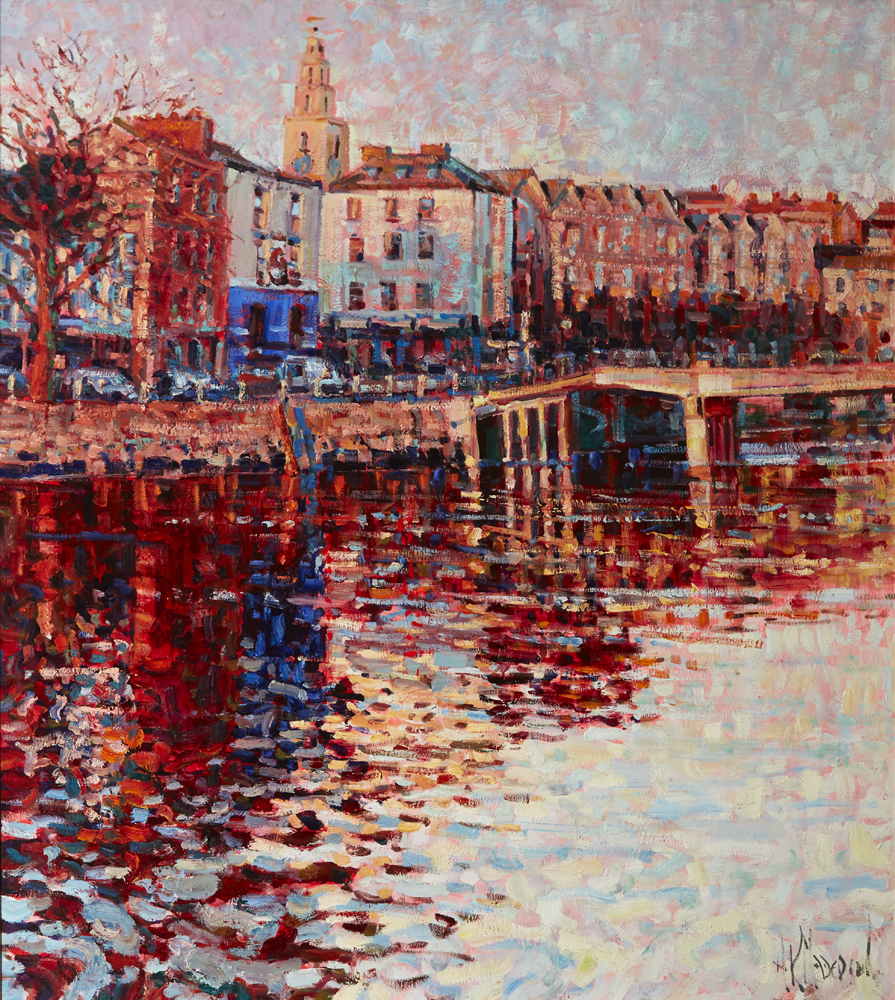 POINT OF SUNSET, CORK by Arthur K. Maderson (b.1942) at Whyte's Auctions